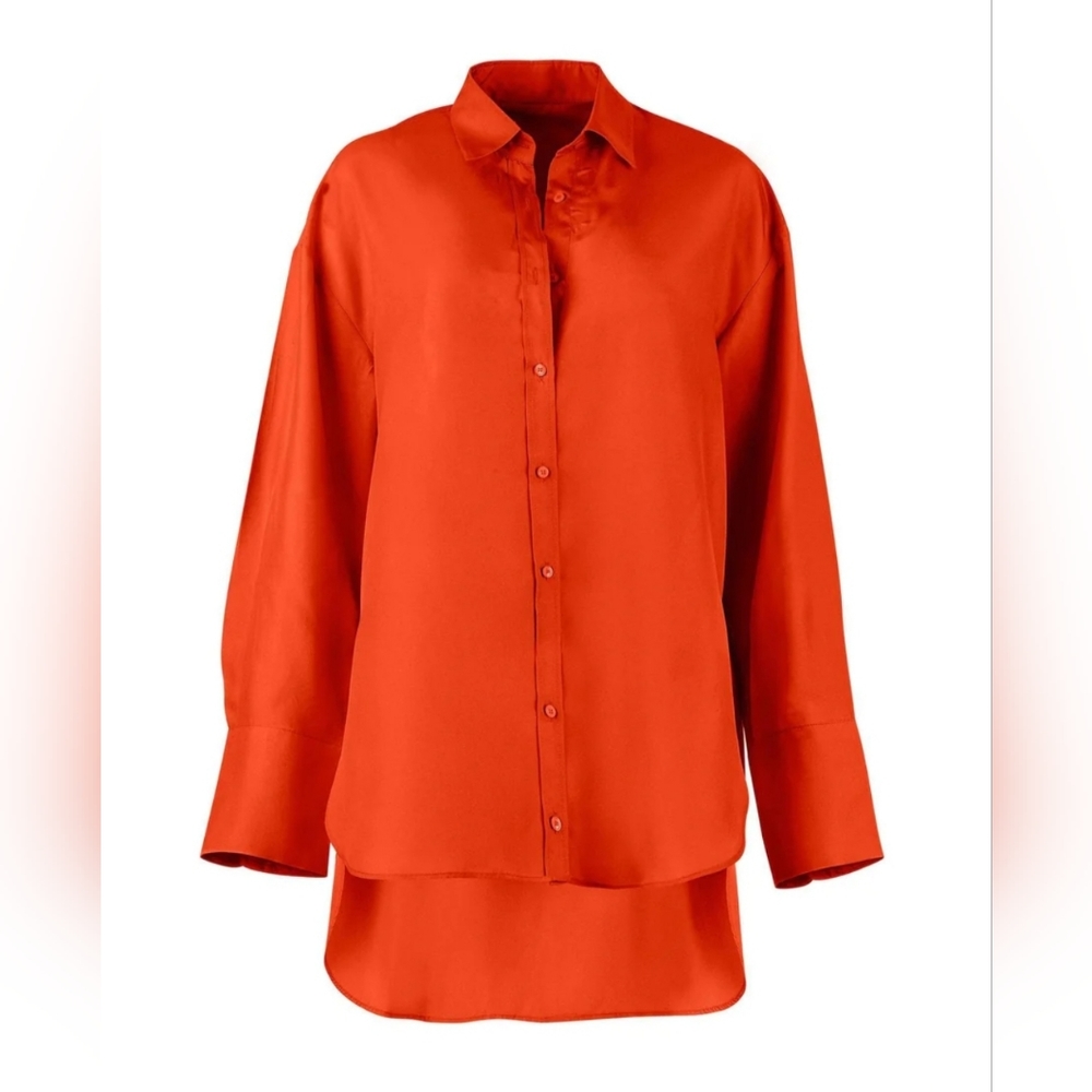 Turkish Silk Oversized Blouse